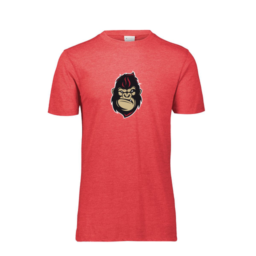 [FTSCUBRD-AS-LOGO3] Decker Men's Tri-Blend T-Shirt - Short Sleeve (Adult S, Red, Logo 3)