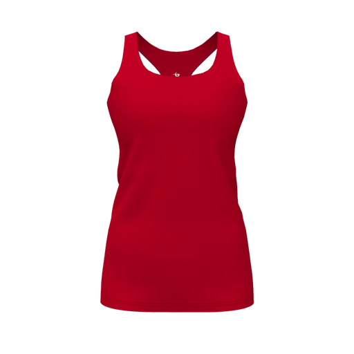 [DFW-RCBK-PER-RED-FYS] Decker Racerback Tank Top (Female Youth S, Red, None)