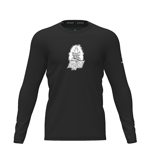 [CUS-DRIF-TEES-PER-CNK-LSL-BLK-YXS-LOGO2] Dri Fit Performance T-Shirt (Youth XS, Black, Logo 2, Long Sleeve)