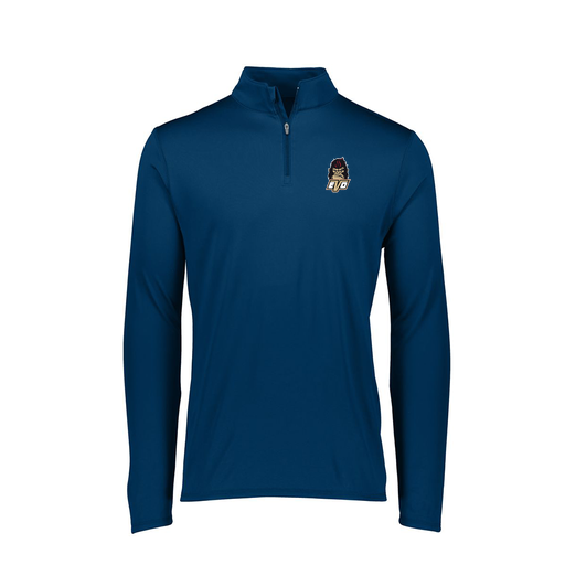 [2787.065.XS-LOGO2] Ladies Dri Fit 1/4 Zip Shirt (Female Adult XS, Navy, Logo 2)