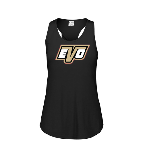 [3078.K94.S-LOGO1] Ladies Tri Blend Tank Top (Female Adult S, Black, Logo 1)