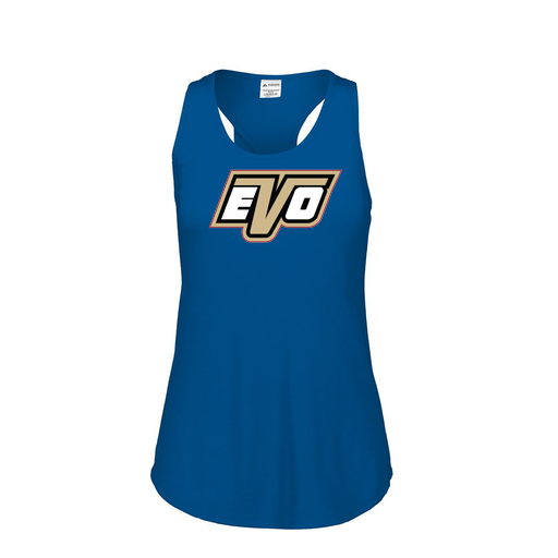 [3078.U55.S-LOGO1] Ladies Tri Blend Tank Top (Female Adult S, Royal, Logo 1)