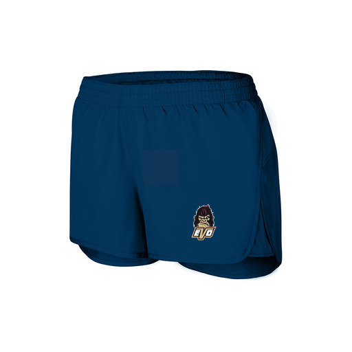 [2430.065.XS-LOGO2] Women's Performance Shorts (Female Adult XS, Navy, Logo 2)