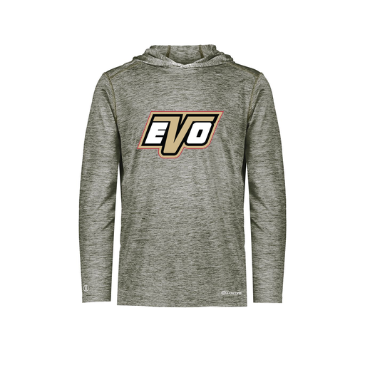 [FOLHCGGY-AS-LOGO1] Decker Men's Charge Hoodie (Adult S, Gray, Logo 1)