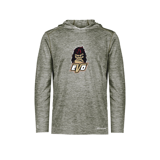 [FOLHCGGY-AS-LOGO2] Decker Men's Charge Hoodie (Adult S, Gray, Logo 2)