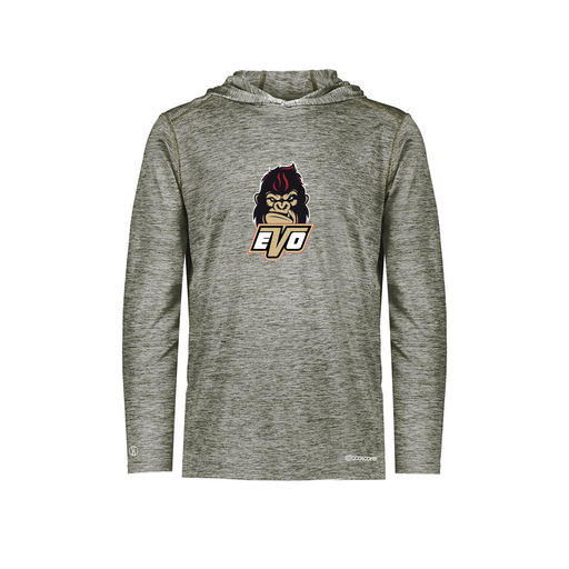 [FOLHCGGY-YS-LOGO2] Decker Youth Charge Hoodie (Youth S, Gray, Logo 2)