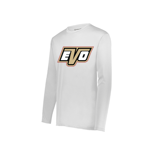 [222822.005.XS-LOGO1] Men's LS Smooth Sport Shirt (Adult XS, White, Logo 1)