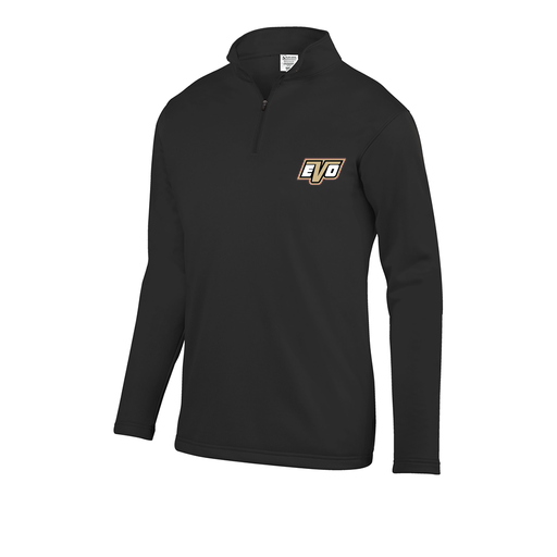 [DFW-FFQZ-BLK-AS-LOGO1] Men's FlexFleece 1/4 Zip (Adult S, Black, Logo 1)