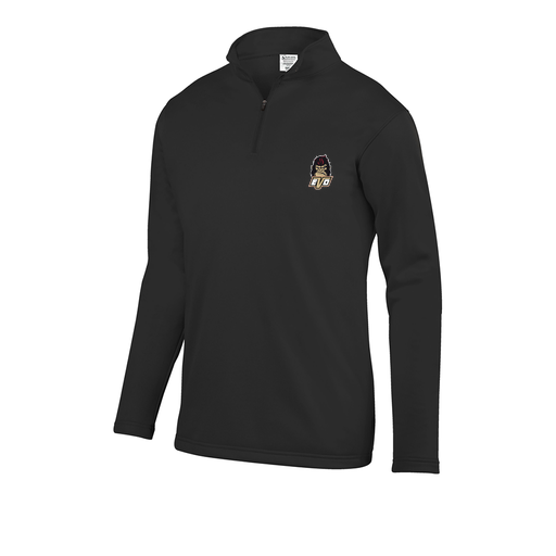 [DFW-FFQZ-BLK-AS-LOGO2] Men's FlexFleece 1/4 Zip (Adult S, Black, Logo 2)