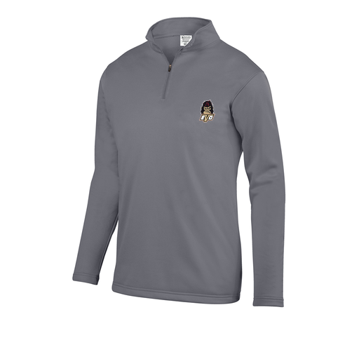 [DFW-FFQZ-GRY-AS-LOGO2] Men's FlexFleece 1/4 Zip (Adult S, Gray, Logo 2)