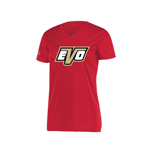 [222820.083.S-LOGO1] Ladies Movement Dri Fit Shirt (Female Adult S, Red, Logo 1)