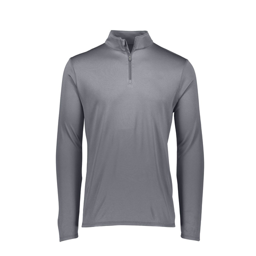 [2785.059.S-LOGO5] Men's Flex-lite 1/4 Zip Shirt (Adult S, Gray, Logo 5)